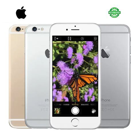 Refurbished Unlocked Apple iPhone 6 16/32/64/128GB 4.7 inch 8.0MP+1.2MP pixel camera iPhone6 Original with Touch ID function Smart Phone + 4G network A8 chip+M8 less than 2200mAh battery