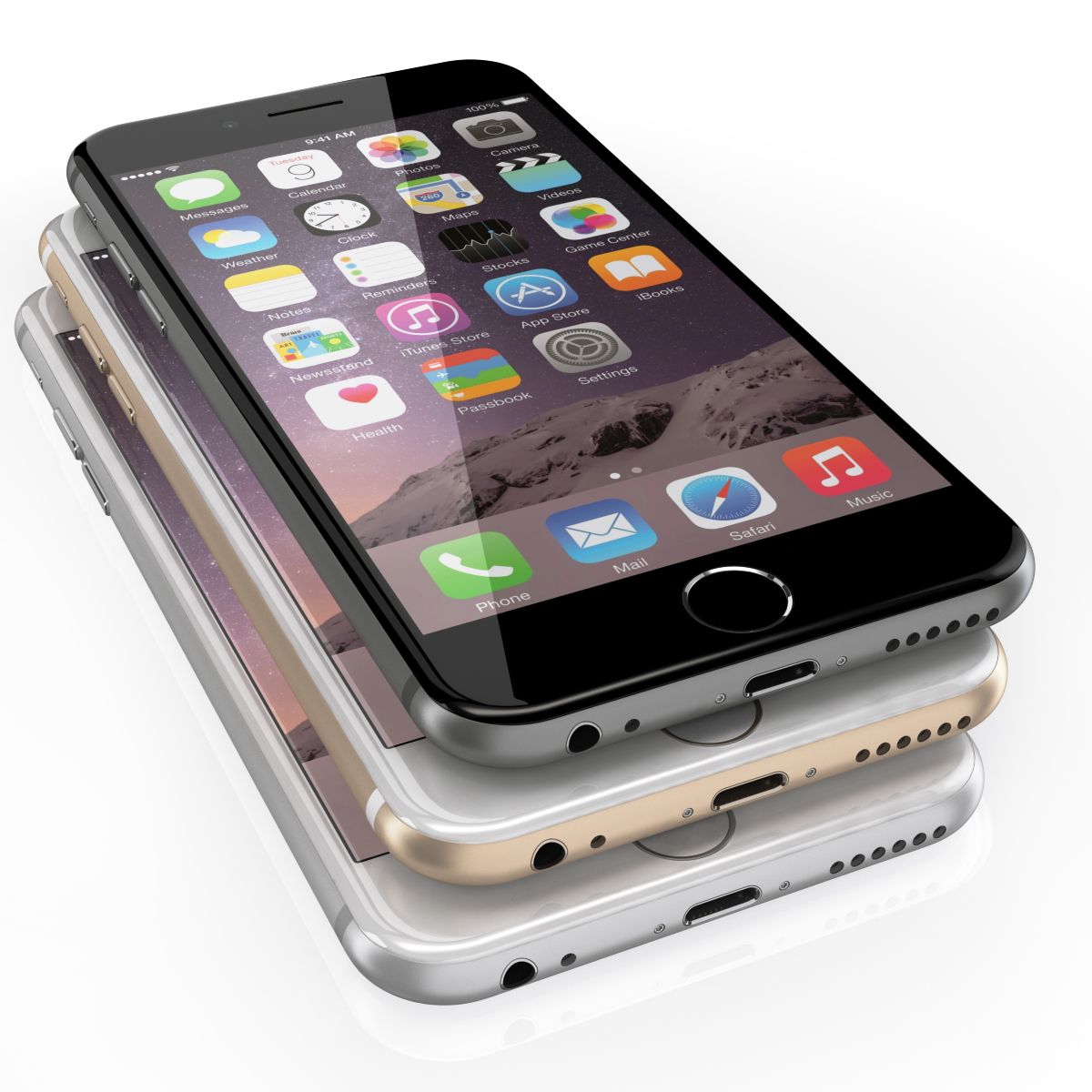 Refurbished  Apple iPhone 6 64GB/32GB/16GB+1GB 4.7-inch 1810mAh Battery without Fingerprint 8MP+1.2MP Camera unlocked smart phone iPhone6  A8 chip smartphone
