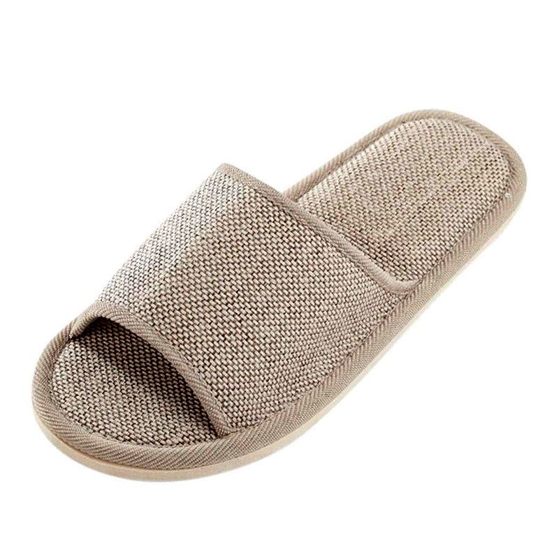 SXCHEN Men's Shoes Slippers Unisex Indoor Slippers Open Slippers Couple Home Indoor Slippers Hospitality Men and Women Shoe Sandles Casual School Flats Brown Simple Elegant Anti-skid