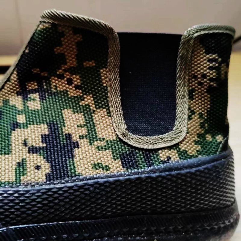 SXCHEN Men's Shoes Boots Bootie Chelsea High-Top Boots Double-Soled Rubber-Soled Training Shoes Construction Site Shoes Non-Slip Wear-Resistant Comfortable Breathable One-Step Man Shoe Camouflage