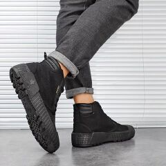 SXCHEN Men's Shoes Military Tactical Shoes Training Shoes Cloth Shoes Dad Shoes Boots High-Top Shoes Fashion Star Shoes Boys Shoes Soccer Boots Black School Crocksshoes