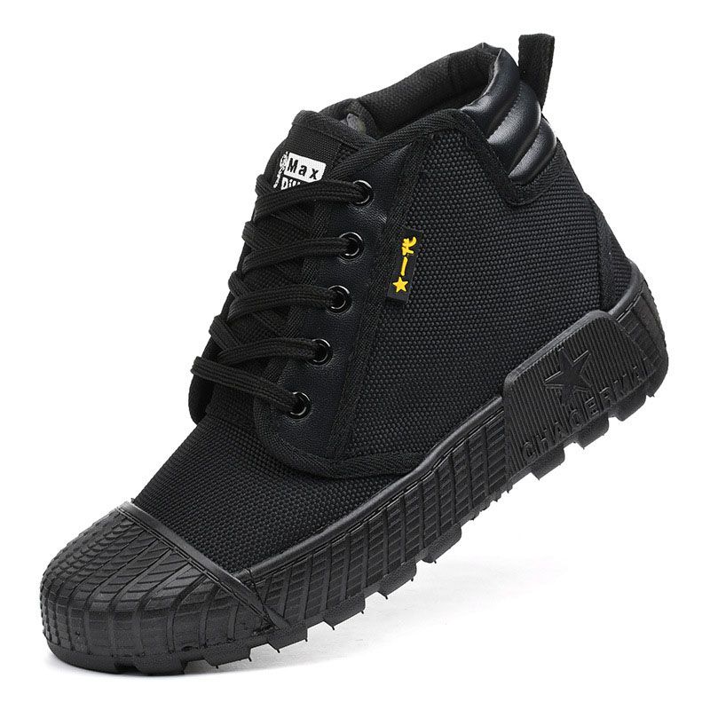 Men's Shoes Military Tactical Shoes Training Shoes Cloth Shoes Dad Shoes Boots High-Top Shoes Fashion Star Shoes Boys Shoes Soccer Boots Black School Crocksshoes