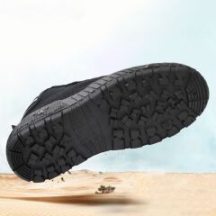 SXCHEN Men's Shoes Military Tactical Shoes Training Shoes Cloth Shoes Dad Shoes Boots High-Top Shoes Fashion Star Shoes Boys Shoes Soccer Boots Black School Crocksshoes