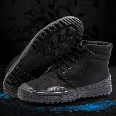 SXCHEN Men's Shoes Labor Protection Shoes Military Tactical Shoes Training Shoes Rubber Shoes  High-Top Shoes Boot Air Force Shoe Football Boots Men Fashion Canvas Shoes Boys Shoes