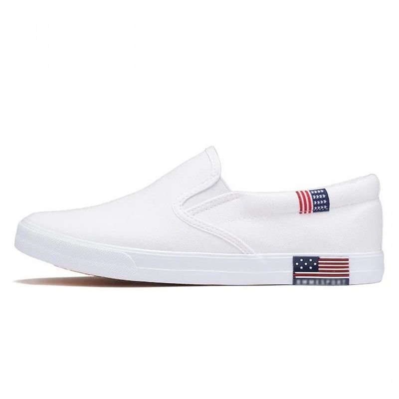 SXCHEN Men's Shoes Flats Loafers Shoes Fashion Hot Sale Large Size for Couples Casual Student White Shoes Canvas Shoes Sneakers Shoes Walking Shoe Slip-On Men Shoes Boys Flat Shoes