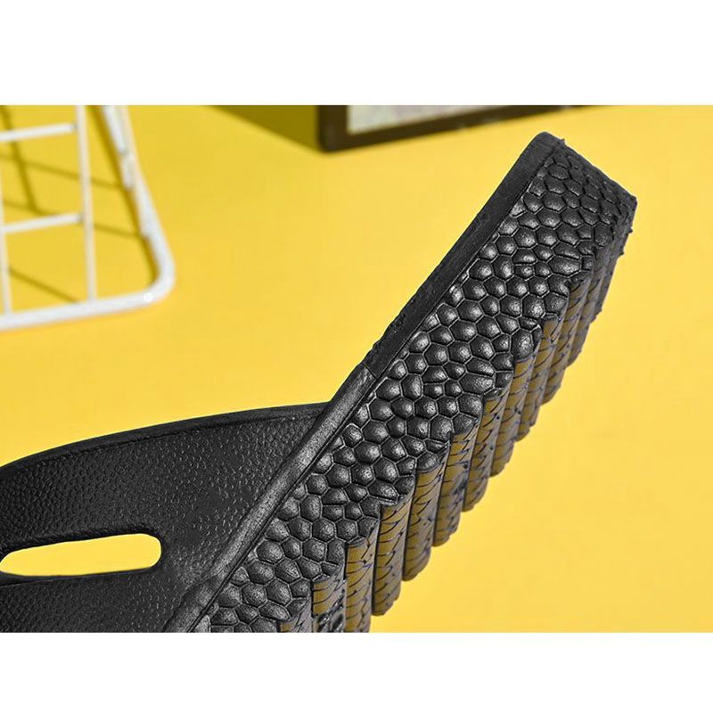 SXCHEN Men's Shoes Slippers Indoor Slippers Pvc Plastic Slippers Household Shoes Stall Wear-Resistant Fashion Slippers Home Couple Bathing Dad Sandals Slippers Unisex Lovers Gift Shoe Student Outdoor