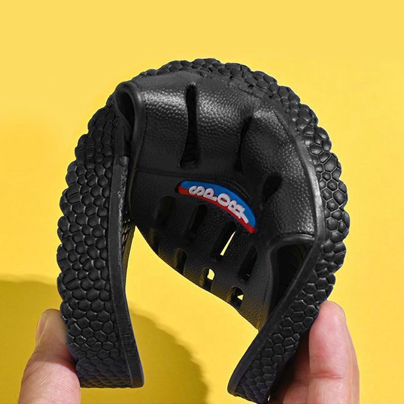 SXCHEN Men's Shoes Slippers Indoor Slippers Pvc Plastic Slippers Household Shoes Stall Wear-Resistant Fashion Slippers Home Couple Bathing Dad Sandals Slippers Unisex Lovers Gift Shoe Student Outdoor