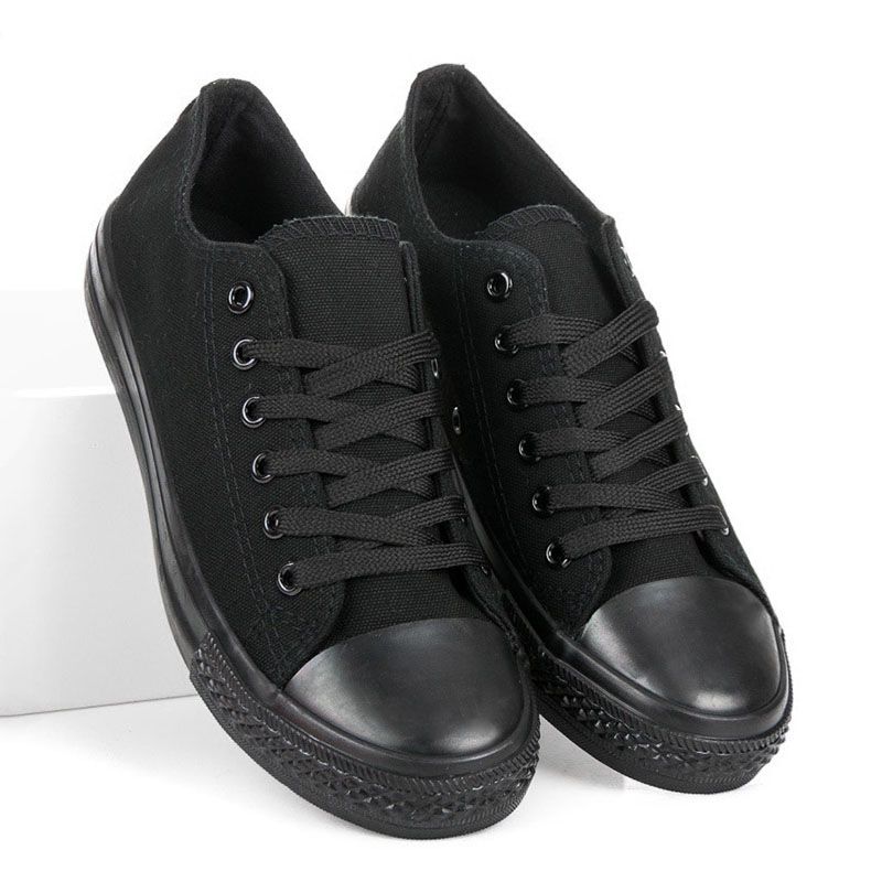 SXCHEN Women's Shoes Flats Canvas Shoes Student Couple Low Top Unisex Shoes Casual Large Size Vulcanized Board Shoes Canvas Shoes Ladies Shoes Girls School Outdoor Black Fashion Round Toe Comfort