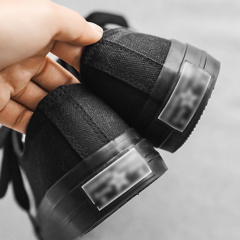 SXCHEN Women's Shoes Flats Canvas Shoes Student Couple Low Top Unisex Shoes Casual Large Size Vulcanized Board Shoes Canvas Shoes Ladies Shoes Girls School Outdoor Black Fashion Round Toe Comfort