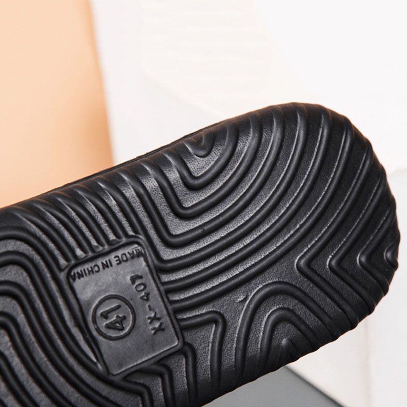 SXCHEN Men's Shoes Slippers Unisex Slippers Couple Style Men Shoes Women Shoes Clogs Slippers Outdoor Casual Slippers Sandles School Breathable Anti-skid Dad Beach Walking Shoe Black