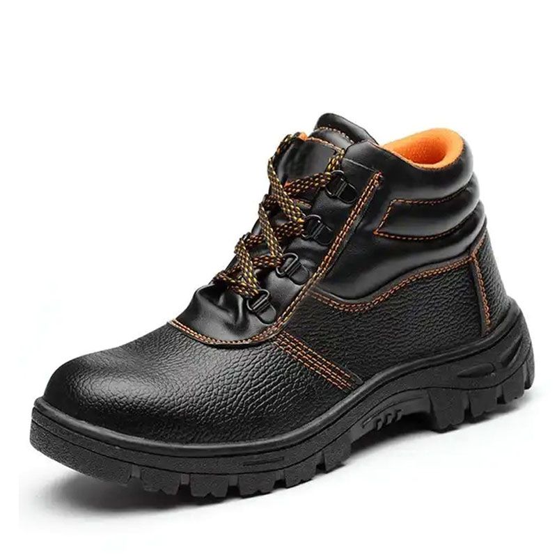 SXCHEN Men's ​Shoes Fashion Boots Home And Industrial Safety Boots Bootie Labor Protection Shoes Anti-Smash Anti-Puncture Wear-Resistant Rubber Sole Work Shoes Protective High-Top Boots Men Shoe