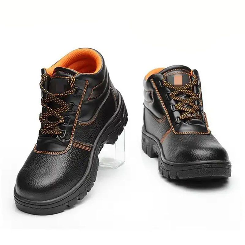 SXCHEN Men's ​Shoes Fashion Boots Home And Industrial Safety Boots Bootie Labor Protection Shoes Anti-Smash Anti-Puncture Wear-Resistant Rubber Sole Work Shoes Protective High-Top Boots Men Shoe