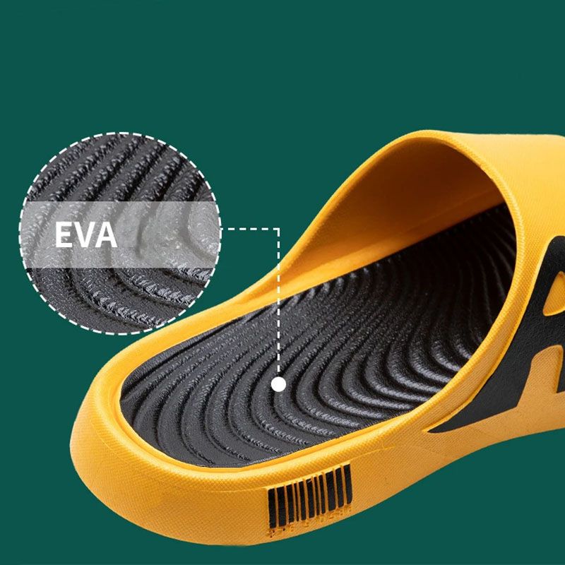 SXCHEN Men's Shoes Slippers Unisex Slippers Outdoor Indoor Bathroom Bathing Breathable Home Large Size Slippers For Men And Women Sandals And Slippers Fashion Shoe Yellow Open Toe School Air