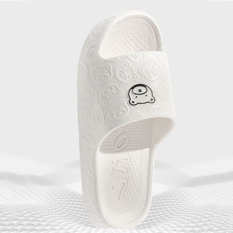 SXCHEN Women's Shoes Slippers Bear Indoor Slippers Style Thick-Soled Slippers For Outdoor Use Indoor Home Use And Bathroom Use Slippers Non-slip Ladies Shoe Simple Girls Fashion Thick Soles Soft Soles