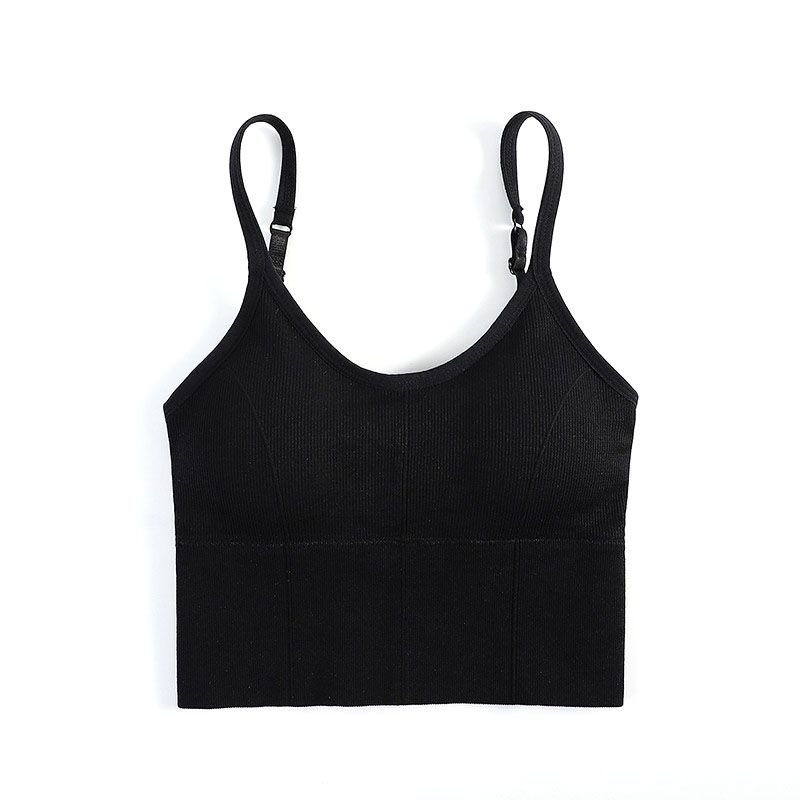 SXCHEN 2 Pack Women's Clothing Lingerie Bras Popular U-Shaped Beautiful Back Sling Seamless Breast-Wrapped Women Comfortable Vest-Style Bra Ladies Lingerie Girls Sling Bra School Lady