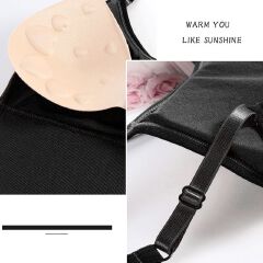 SXCHEN Women's Black Crop Tops - 2-Pack Adjustable Thin Straps V-Neck Tank Tops, Breathable Fabric, Perfect For Layering, Casual Wear, Loungewear, And Summer Outfits