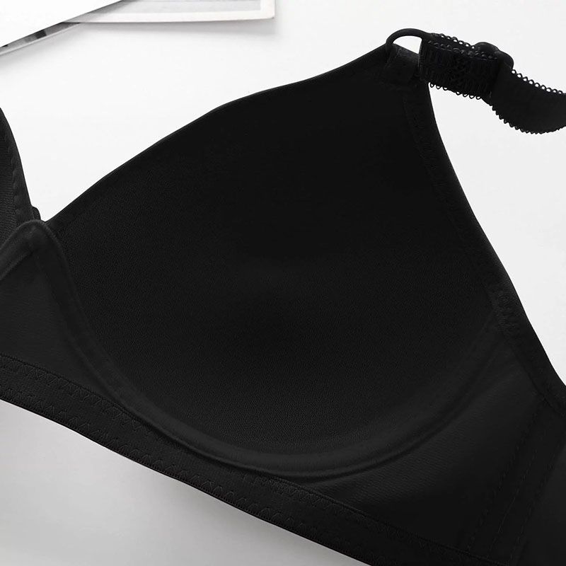 SXCHEN Women'S Clothing Lingerie Bras Thin Wire-Free Bra For Middle-Aged And Elderly Women, Traditional Three-Breasted Back Bra