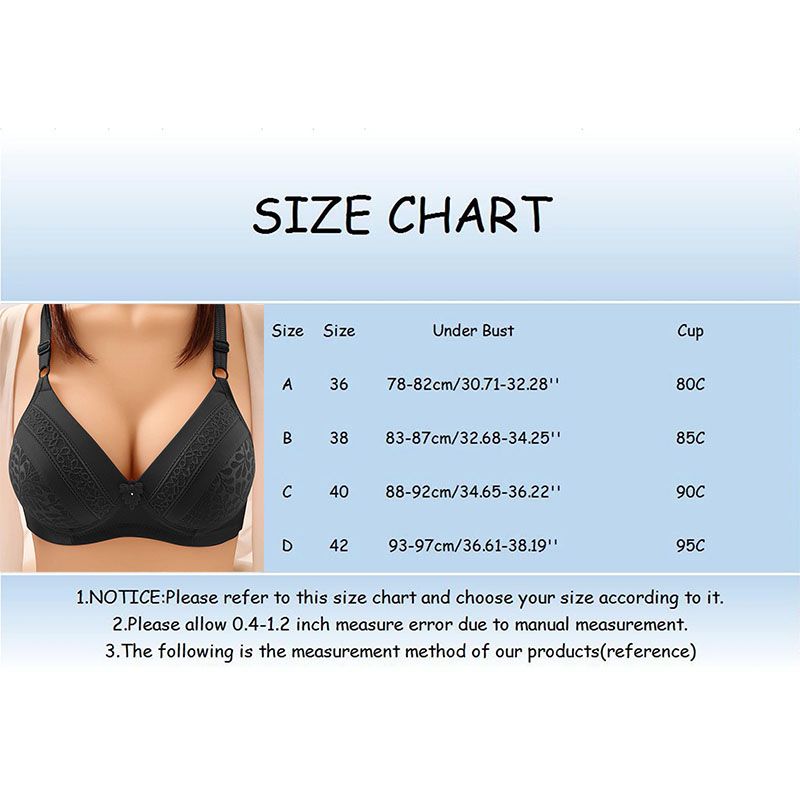 SXCHEN Women'S Clothing Lingerie Bras Thin Wire-Free Bra For Middle-Aged And Elderly Women, Traditional Three-Breasted Back Bra