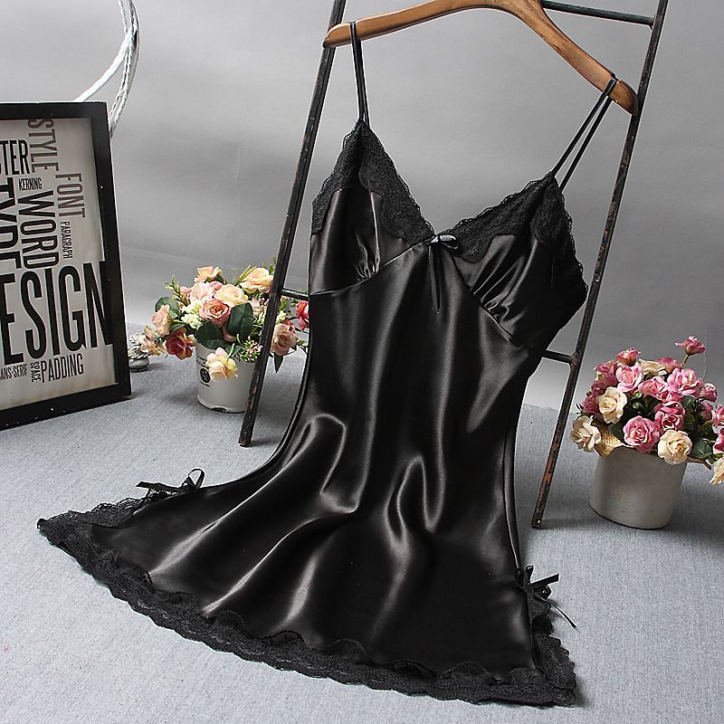 SXCHEN Women's Sleep Nightgowns European African Popular Transparent Sexy Lady Underwear Sleepwear Women Nightdress  Women Night Dress