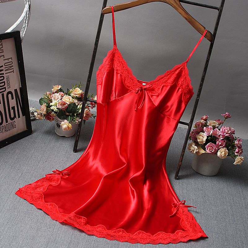 SXCHEN Women's Sleep Nightgowns European African Popular Transparent Sexy Lady Underwear Sleepwear Women Nightdress  Women Night Dress