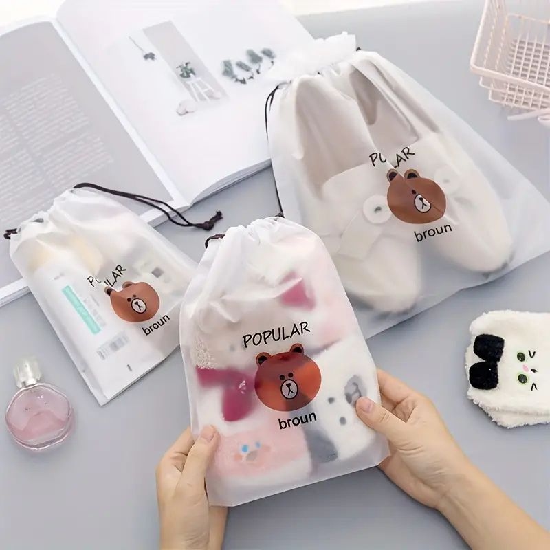 SXCHEN Shoe Bags Storage Bag, Dust-Proof And Moisture-Proof Drawstring Pocket, Student Dormitory Repacking Shoe Bag, Travel Bag, Shoe Bag