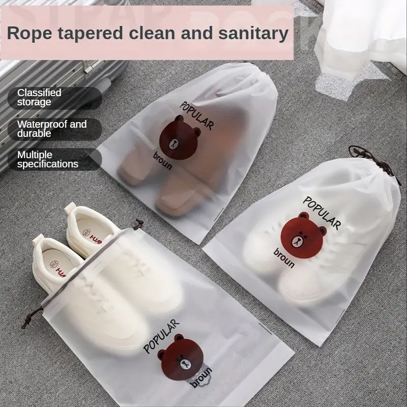 SXCHEN Shoe Bags Storage Bag, Dust-Proof And Moisture-Proof Drawstring Pocket, Student Dormitory Repacking Shoe Bag, Travel Bag, Shoe Bag