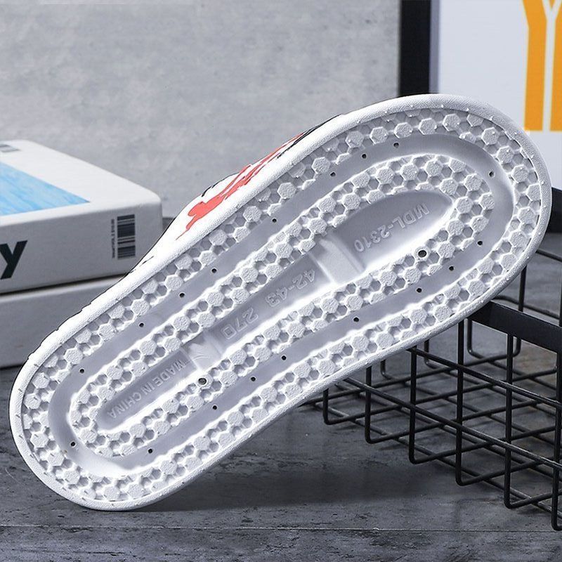 SXCHEN Men'S Shoes Slippers Indoor Slippers Thick-Soled Pvc Slippers For Outdoor Wear, Sports, Home And Indoor Dual-Use Non-Slip Slippers