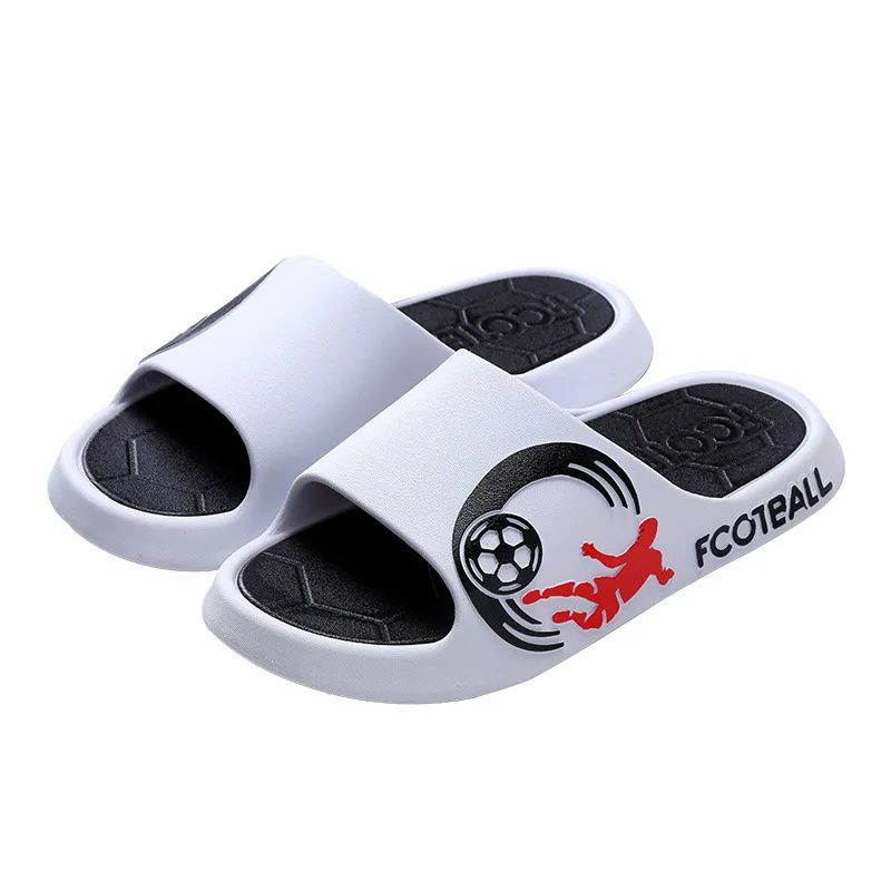 SXCHEN Men'S Shoes Slippers Indoor Slippers Thick-Soled Pvc Slippers For Outdoor Wear, Sports, Home And Indoor Dual-Use Non-Slip Slippers