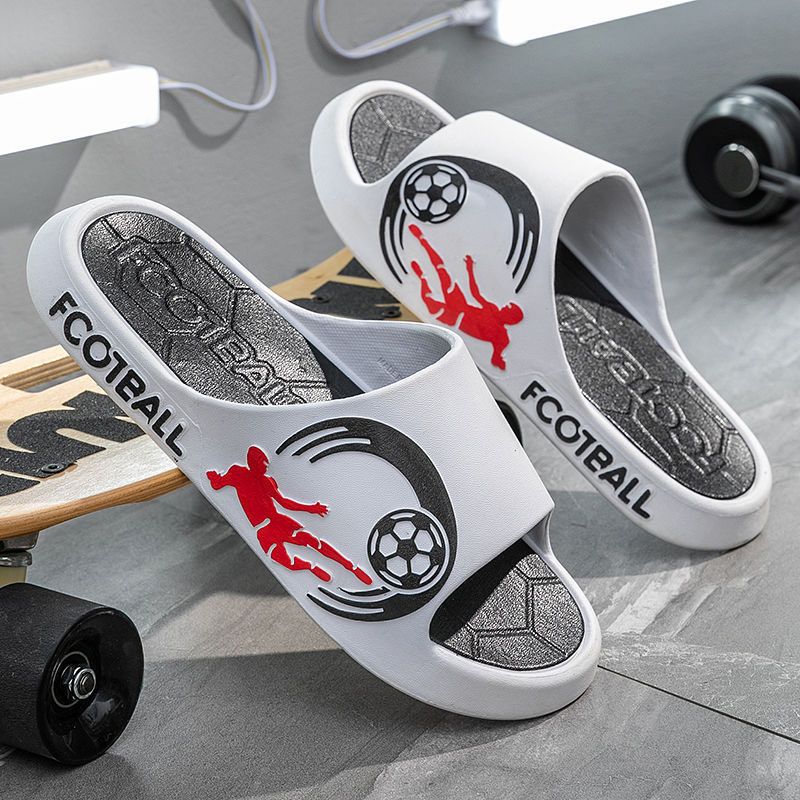 SXCHEN Men'S Shoes Slippers Indoor Slippers Thick-Soled Pvc Slippers For Outdoor Wear, Sports, Home And Indoor Dual-Use Non-Slip Slippers