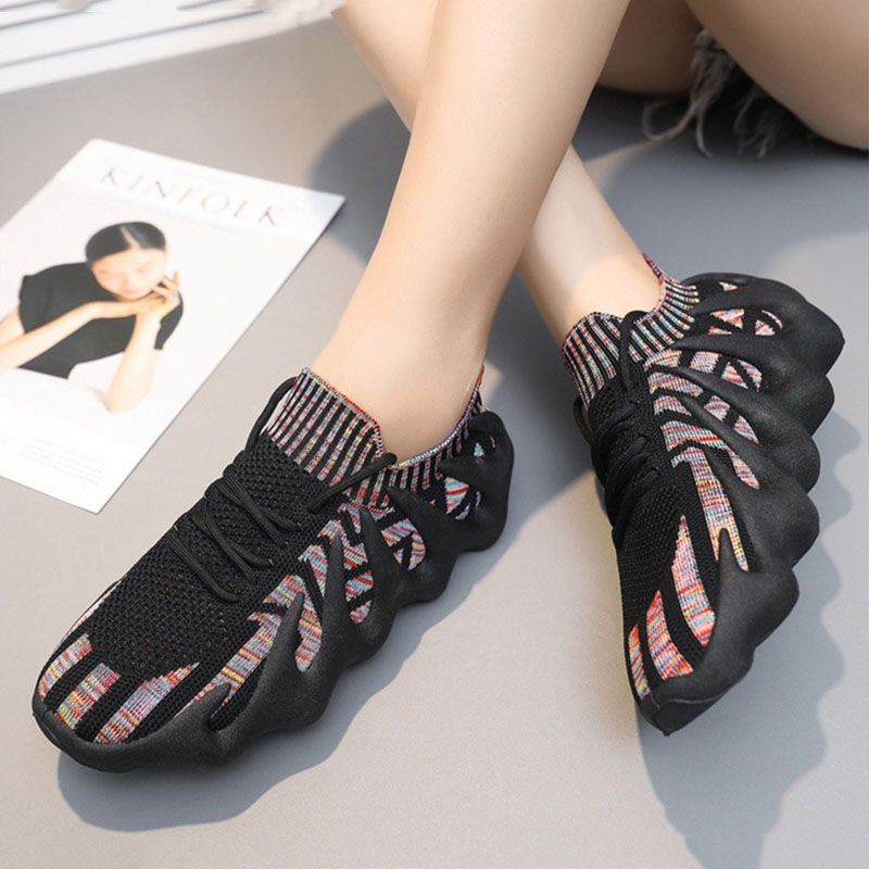 SXCHEN Women's Shoes Athletic Running Coconut Shoes Dad Shoes Octopus Breathable Mesh Versatile Student Casual Sports Shoes Trendy Sports Shoes Running Shoes Ladies Shoe elastic band Girls