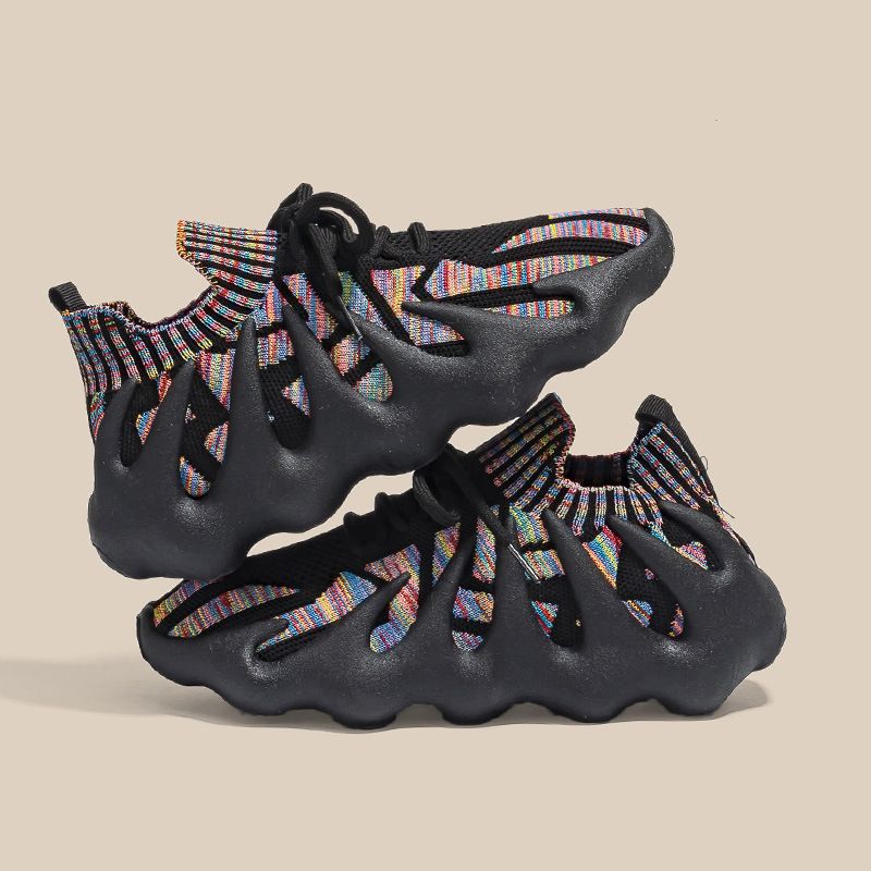 SXCHEN Women's Shoes Athletic Running Coconut Shoes Dad Shoes Octopus Breathable Mesh Versatile Student Casual Sports Shoes Trendy Sports Shoes Running Shoes Ladies Shoe elastic band Girls