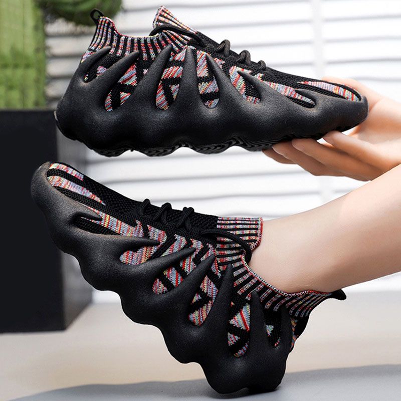 SXCHEN Women's Shoes Athletic Running Coconut Shoes Dad Shoes Octopus Breathable Mesh Versatile Student Casual Sports Shoes Trendy Sports Shoes Running Shoes Ladies Shoe elastic band Girls