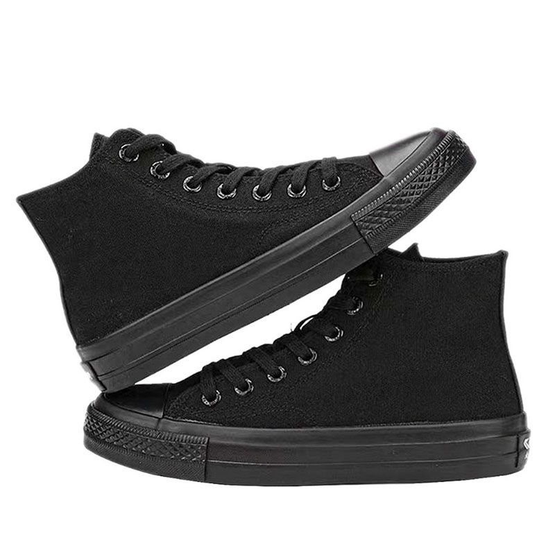 SXCHEN Women Shoes Boots Ankle Bootie Style Canvas High-Top Shoes Trendy Large Size Versatile Breathable Women Shoes Casual Boots Ladies Shoe Running elastic band Girls School Shoes Flat Shoes