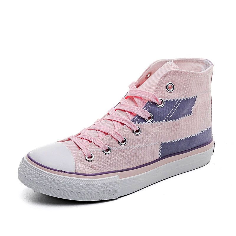 SXCHEN Women Shoes Boots Ankle Bootie Mesh Canvas Shoes High Top New Versatile Student Sneakers Boots