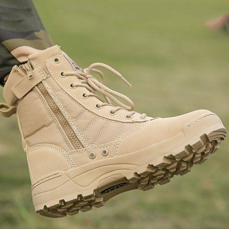 SXCHEN Men's Shoes Boots Ankle Bootie Jungle Boots, Hiking Boots, Desert Boots, Combat Boots, Tactical Boots, High Top Short Boots