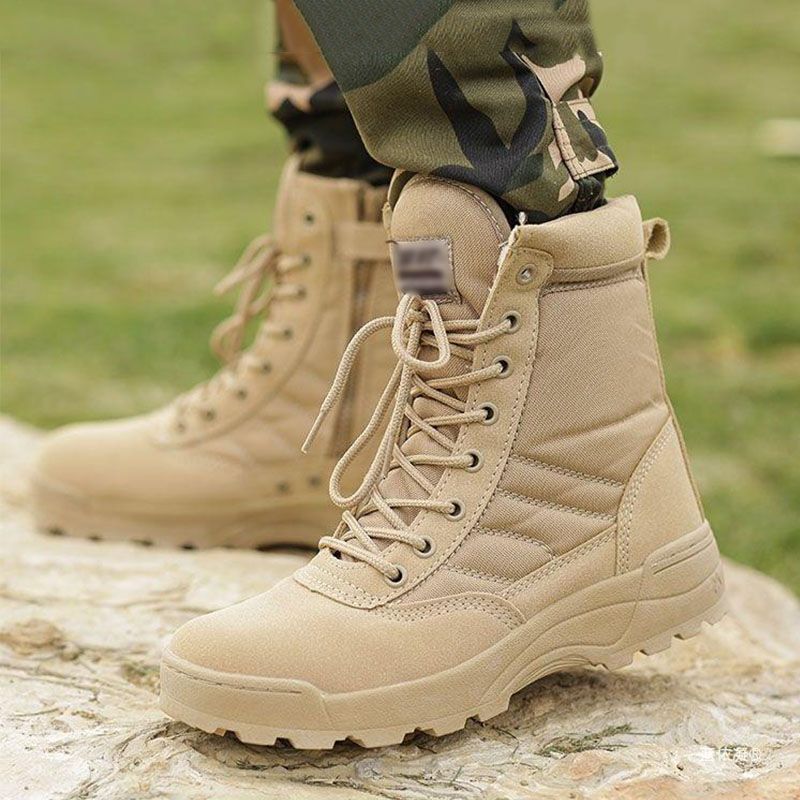 SXCHEN Men's Shoes Boots Ankle Bootie Jungle Boots, Hiking Boots, Desert Boots, Combat Boots, Tactical Boots, High Top Short Boots