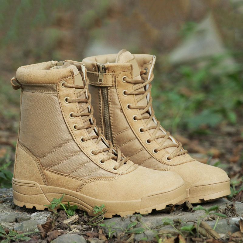 SXCHEN Men's Shoes Boots Ankle Bootie Jungle Boots, Hiking Boots, Desert Boots, Combat Boots, Tactical Boots, High Top Short Boots