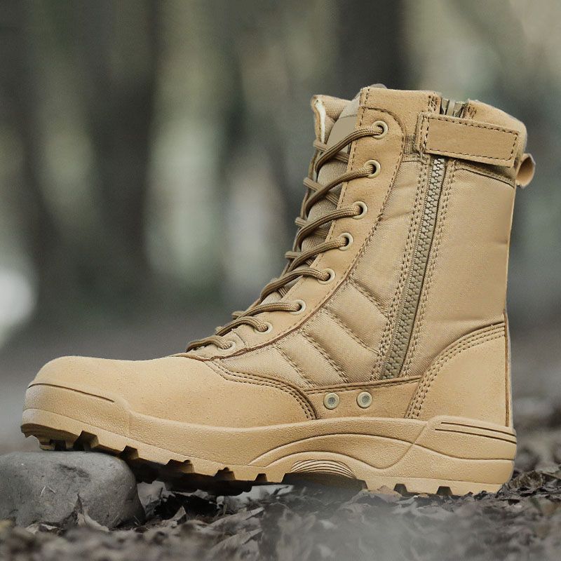 SXCHEN Men's Shoes Boots Ankle Bootie Jungle Boots, Hiking Boots, Desert Boots, Combat Boots, Tactical Boots, High Top Short Boots