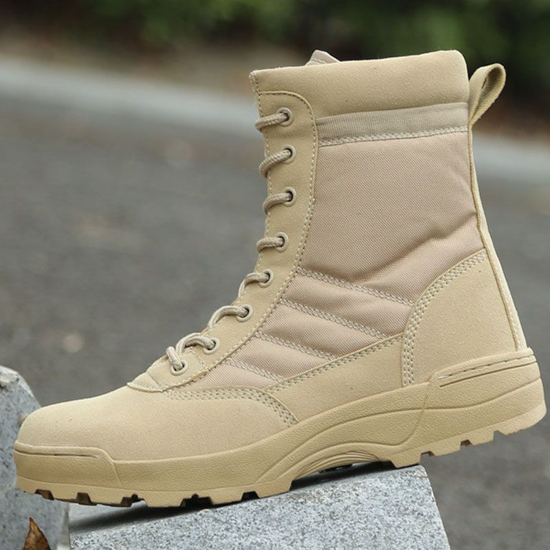 SXCHEN Men's Shoes Boots Ankle Bootie Jungle Boots, Hiking Boots, Desert Boots, Combat Boots, Tactical Boots, High Top Short Boots