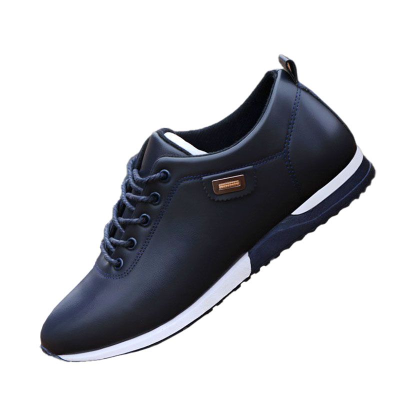 SXCHEN Men's Shoes Oxfords Formal Shoes, Korean Style Casual Shoes, Waterproof Sports Shoes, Breathable Sneakers, Youth Leather Shoes