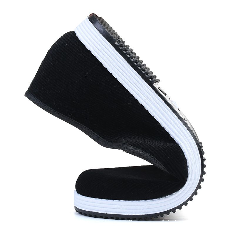 SXCHEN Men's Shoes Flats Loafers Handmade Old Beijing Single Cloth Shoes For Middle-Aged And Elderly Men And Women, Breathable Lightweight Walking Shoes, Pure Handmade Rubber Soft-Soled Loafers