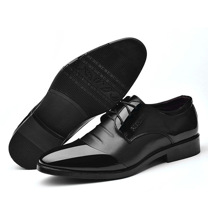 SXCHEN Men's Shoes Oxfords Leather Shoes Business Formal Shoes Casual Shoes Extra Large Leather Shoes Formal Shoes