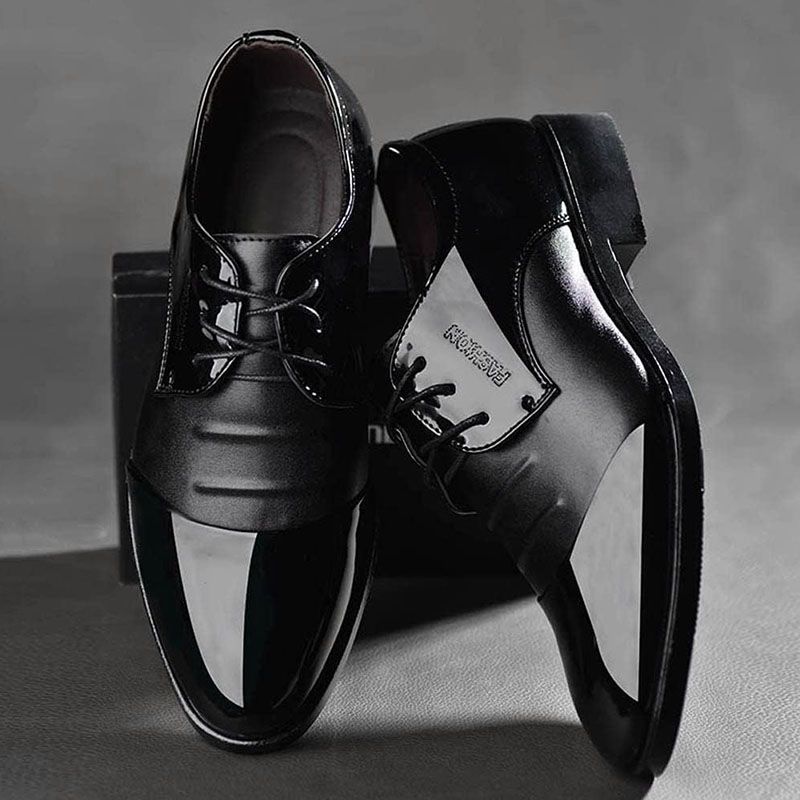 SXCHEN Men's Shoes Oxfords Leather Shoes Business Formal Shoes Casual Shoes Extra Large Leather Shoes Formal Shoes