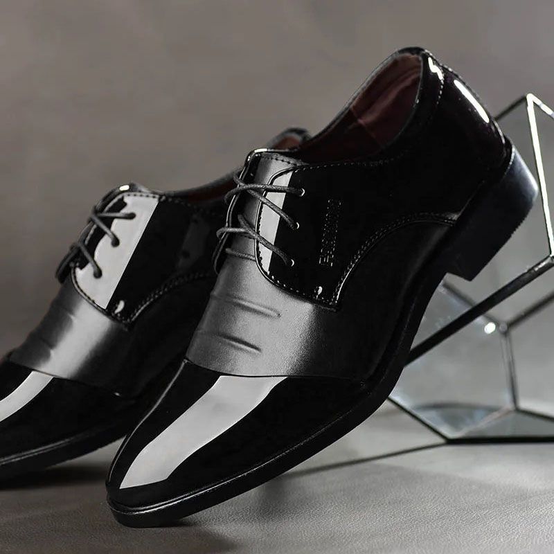 SXCHEN Men's Shoes Oxfords Leather Shoes Business Formal Shoes Casual Shoes Extra Large Leather Shoes Formal Shoes