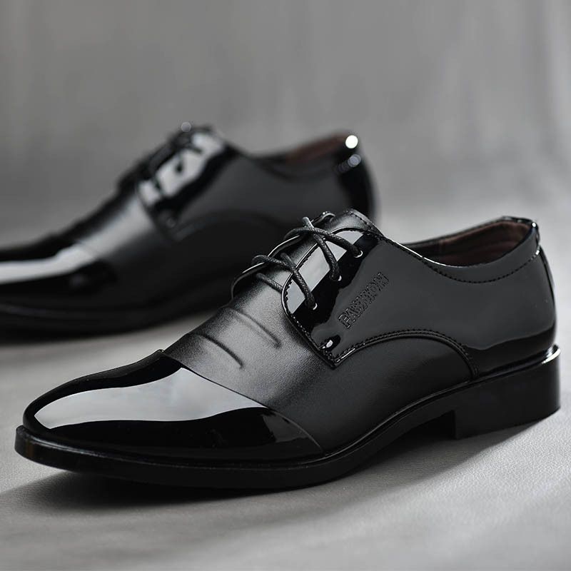 SXCHEN Men's Shoes Oxfords Leather Shoes Business Formal Shoes Casual Shoes Extra Large Leather Shoes Formal Shoes