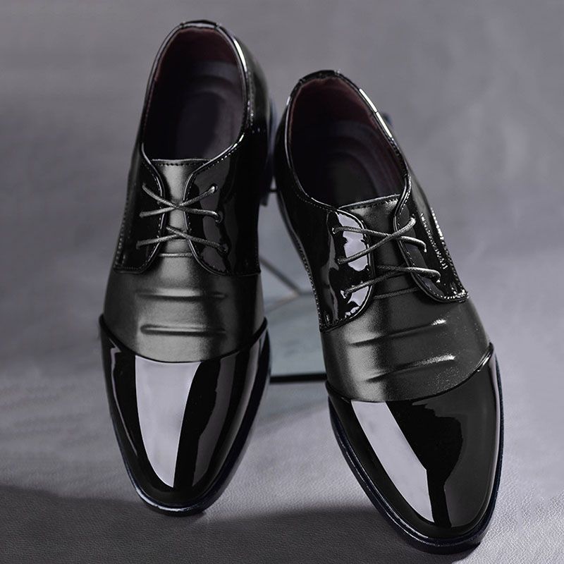SXCHEN Men's Shoes Oxfords Leather Shoes Business Formal Shoes Casual Shoes Extra Large Leather Shoes Formal Shoes