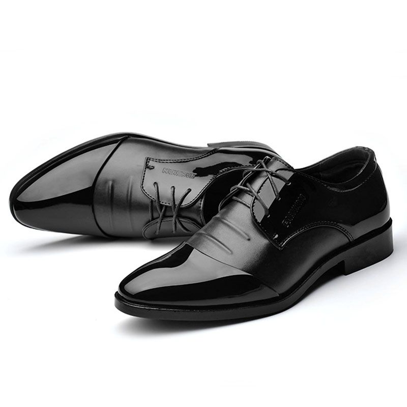 Men's Shoes Oxfords Leather Shoes Business Formal Shoes Casual Shoes Extra Large Leather Shoes Formal Shoes Black,EU44