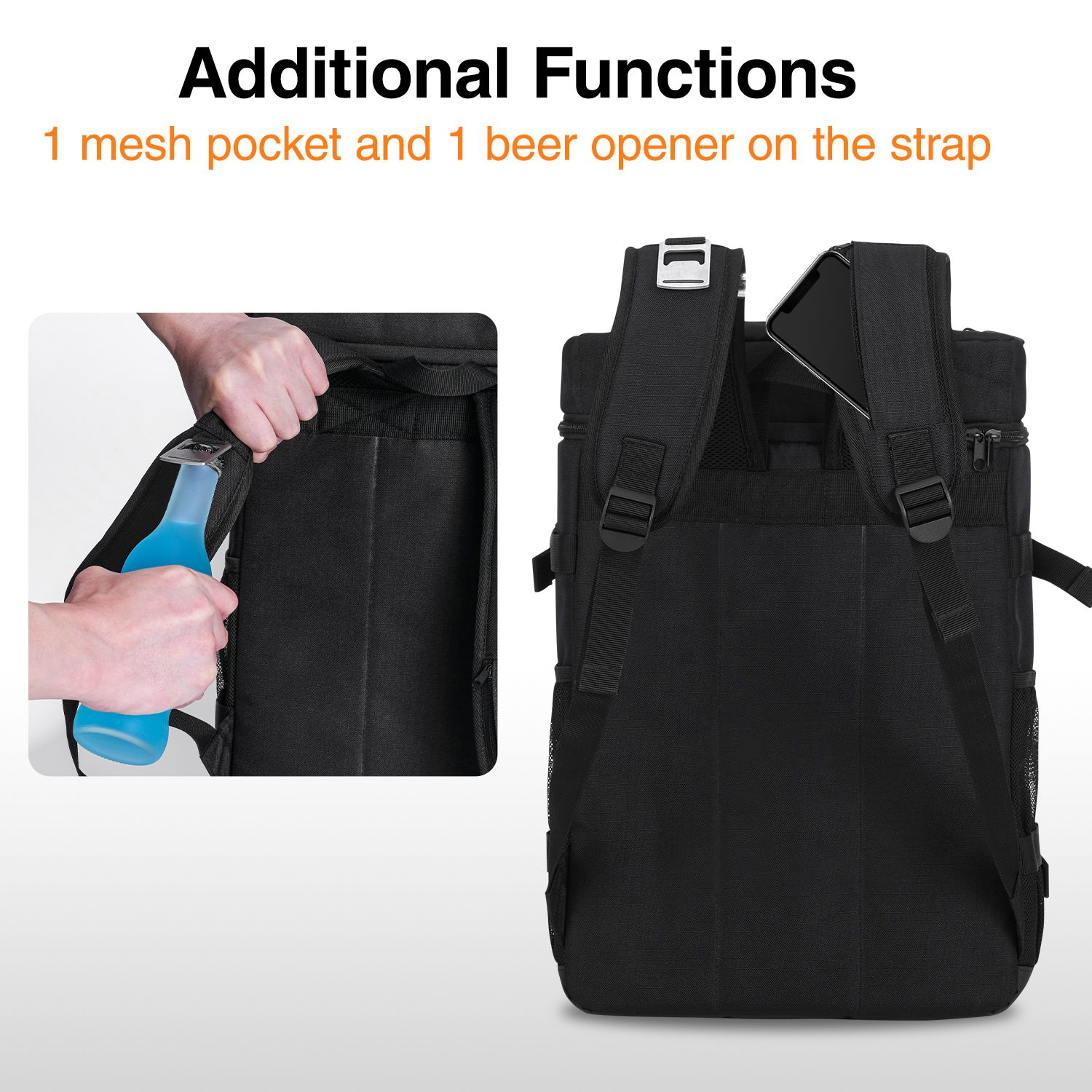 SXCHEN Men's Bags Fashion Backpacks Large-Capacity Insulated Bag Outdoor Ice Bag Picnic Bag Insulated Backpack Refrigerated Leak-Proof Backpack Hiking Backpack Travel Backpack Travel Bag Backpack
