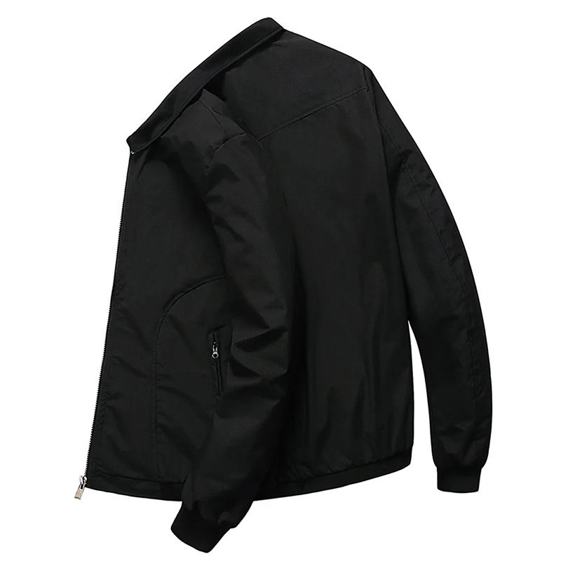 SXCHEN Men Jackets Casual Stand Collar Coats Men'S Baseball Uniforms Workwear Windbreakers Men Youth Tops Trendy Stand Collar Slim Jackets Bomber Jackets