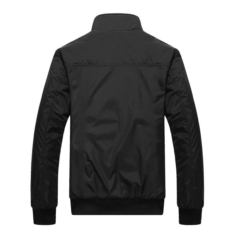 SXCHEN Men Jackets Casual Stand Collar Coats Men'S Baseball Uniforms Workwear Windbreakers Men Youth Tops Trendy Stand Collar Slim Jackets Bomber Jackets